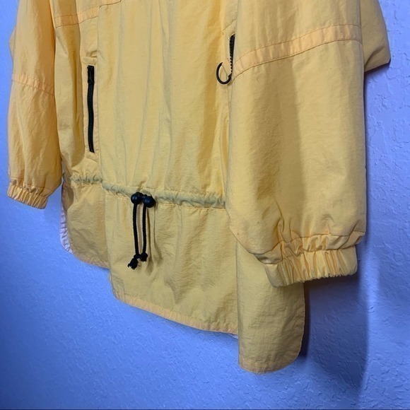 SNUGGLER SKI WEAR Vintage Yellow Anorak Wind Jacket Pull-Over - Picture 4 of 10